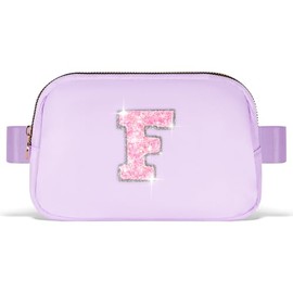 Uygafly - Riñonera pequeña con cintura para niñas y mujeres, Lavanda, 7.8 x 5 x 1.37 inches, F