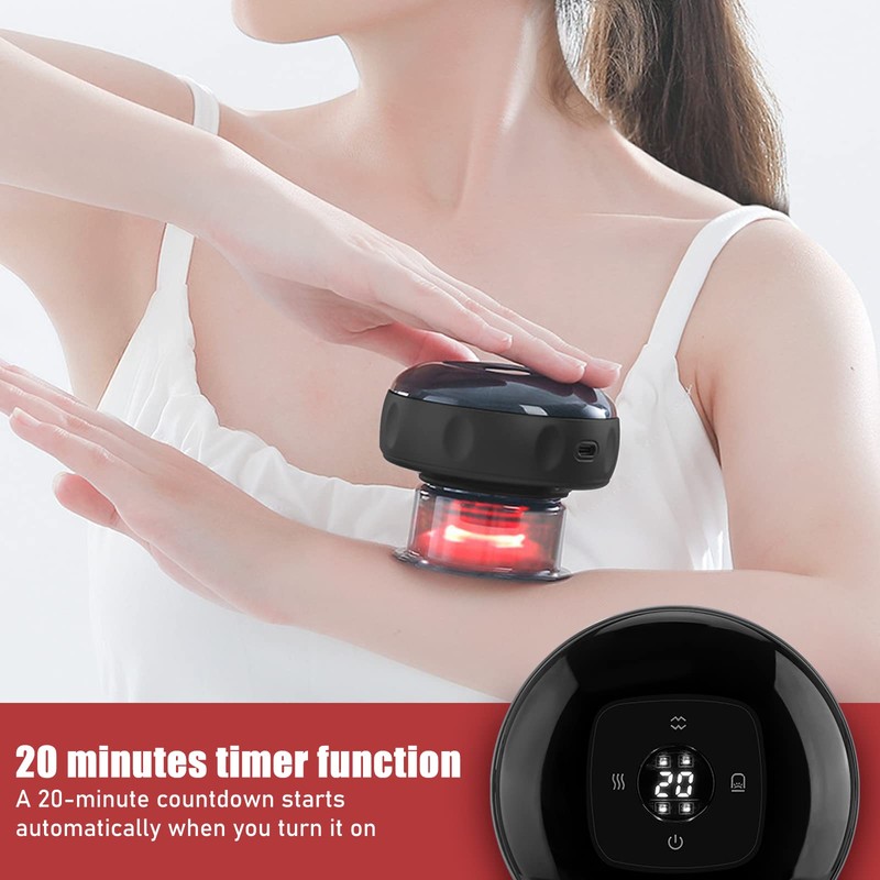 Smart Cupping Set, Electric Automatic Heating Multi Gear Cupping Massager