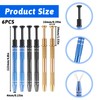 Qianyu 6 Pack 4 Prongs Jeweler's Pick up Tool Stainless