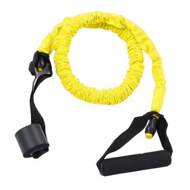 Asixxsix Cuerda de Resistencia, Bandas de Ejercicio de Rebote de Fuerza Explosiva Que Mejoran la Velocidad Cuerda de Entrenamiento de Resistencia con Mangos de Espuma Antideslizantes (10