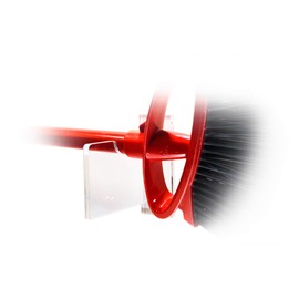 Better Display Cases Deluxe Clear Acrylic Broom Horizontal Wall Mount Bracket (A023-BD-SS)