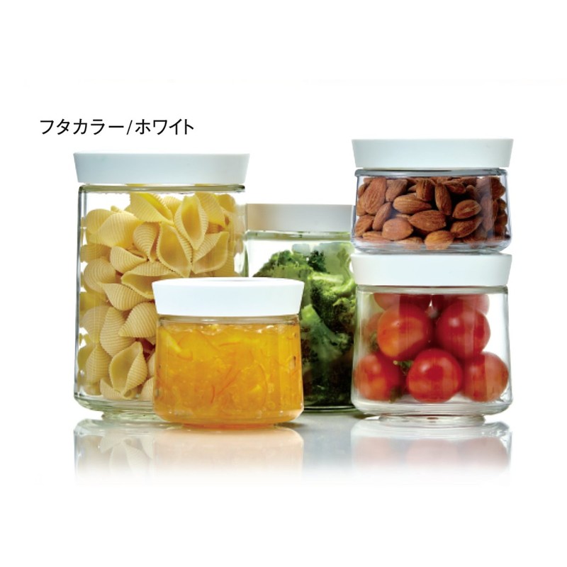 Asbel MG-700 Sealed Glass Pot "Forma" White
