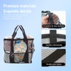 Waspot Large Mesh Shower Caddy 8-Pocket Portable Travel Organizer with