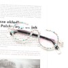 bullabulling Retro Round Diamond Reading Glasses for Women Stylish Bling