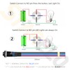 STARELO 5pcs 12mm Momentary led Push Button Switch Black Shell