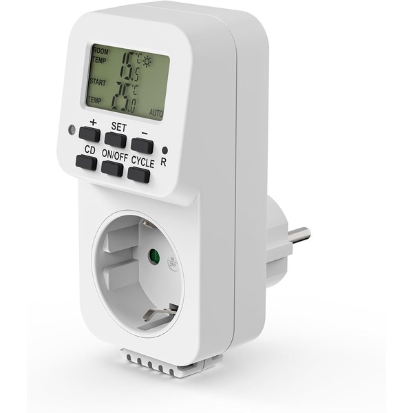 Perfect Socket Thermostat, Temperature Controller 230 V, Temperature Switch for