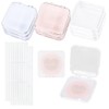 SOFPLATE 9Pcs 7.75 x 7.5cm Press on Nail Storage Box