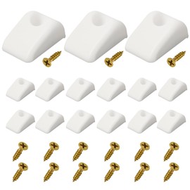 15 Pack Cabinet Drawer Bumpers, Hardware Furniture Drawer Slide Bumper for Roll Out Shelves, Kitchen Drawer Slide Spacers, Drawer Protectors for Cabinets