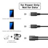 Traovien USB C Splitter Cable, USB Type C Female DC