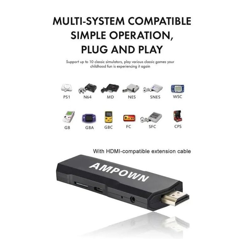 TAVICE X2 Game Stick 4K GD10 Plus YE Retro Gaming