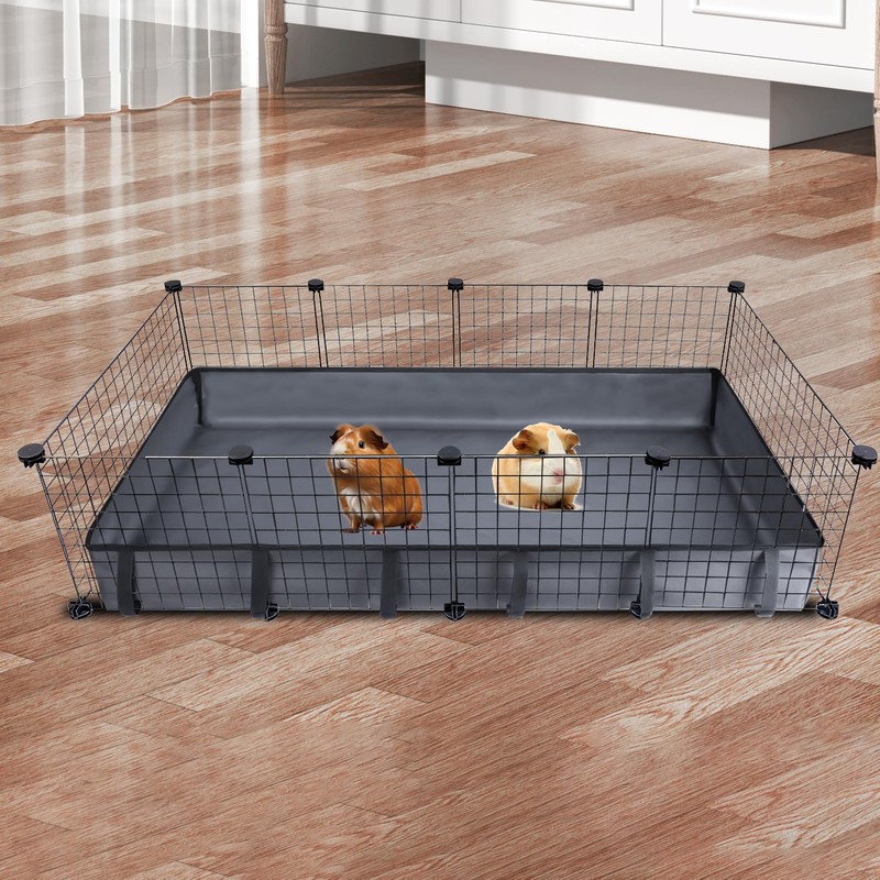 YUJHON Guinea Pig Cage Liner Pet Bedding Base Waterproof Oxford