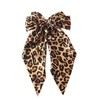 1 PCS Yellow Leopard Print Bow Hair Clip - Big