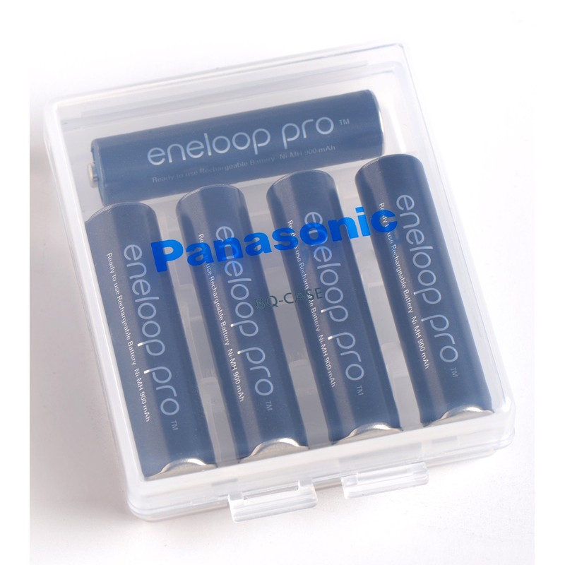 Eneloop Panasonic BQ-CASE2SA Battery Storage Cases with 4AA or 5AAA