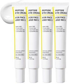 4PC Contorno de Ojos con Retinal, Péptidos y Probióticos, Crema Ojos Hidratante para Bolsas, Líneas Finas, Ojeras y Arrugas, Cuidado de La Piel Coreano, Eye Cream para Todo Tipo de Piel
