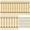 Picture Hooks, Pack of 20 Picture Hangers with 40 Screws,