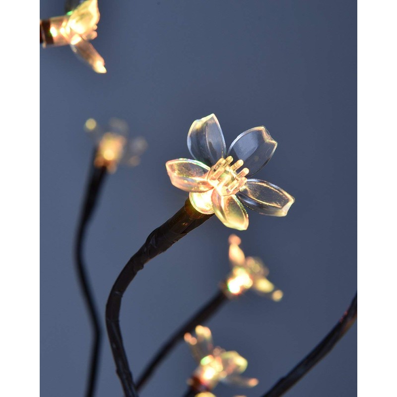 Lightshare Cherry Blossom Lighted Tree 5 Feet, RGB with Remote