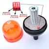LED Beacon Warning Signal Light Amber Truck Rotating Flash Emergency