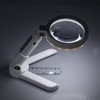 Magnifying Glass 5X 11X 18 LED Rechargeable 3 Brightness Levels