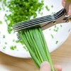 Stainless steel peeling scissors, kitchen scissors specifically for green onion slices cooking utensils