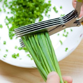 Stainless steel peeling scissors, kitchen scissors specifically for green onion slices cooking utensils