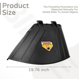 BIBIJIE 137-7046 Deflector Chute for Toro TimeCutter and Exmark Quest E Series 42" SW4200, ZS4200S, 74665, 75742, 75748, 75749, 74667, 74677, 74705, 74706, 74711, 74726