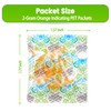 Wisesorb 100Pcs 2g Food Safe Desiccant Packs, Indicating Silica Gel