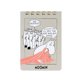 Sunstar Stationery Moomin Ring Memo, A7, 2025 Summer, Nordic Scene S2848414