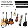 Edition Dux: Sticky Tunes - Ukulele Notes - Removable Stickers