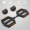 Bicycle Pedals - WASAGA Non-Slip Durable Portable 9/16 Inch Plastic