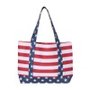 OAD Americana Boater Tote One Size Red/ White/ Blue