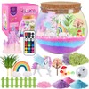 BYHANG - Kit de Contenedor transparente Iluminado Ninos, Manualidades para
