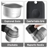 Measuring Cups and Spoons Set Including 8 Stainless Steel Magnetic