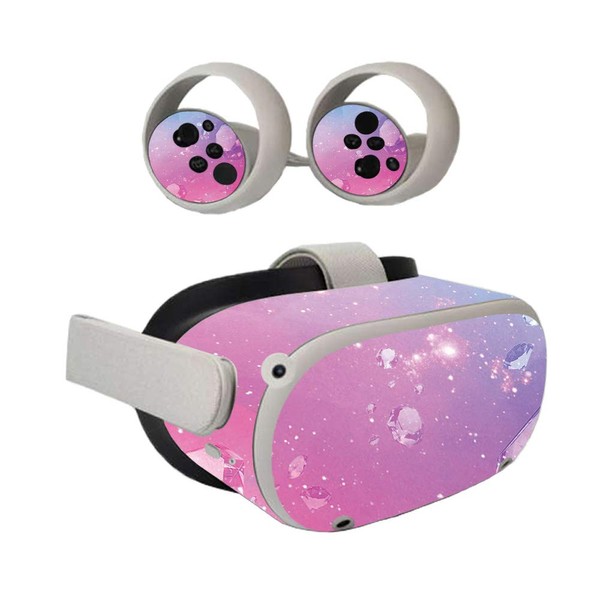 MightySkins Skin Compatible with Oculus Quest 2 - Pink Diamond