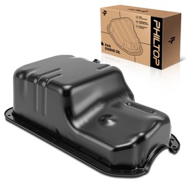 PHILTOP 264-402 Engine Oil Pan with Drain Plug Compatible with 1988-1995 Civic, 1993-1995 Civic del Sol(Except VTEC Models), 1988-1991 CRX
