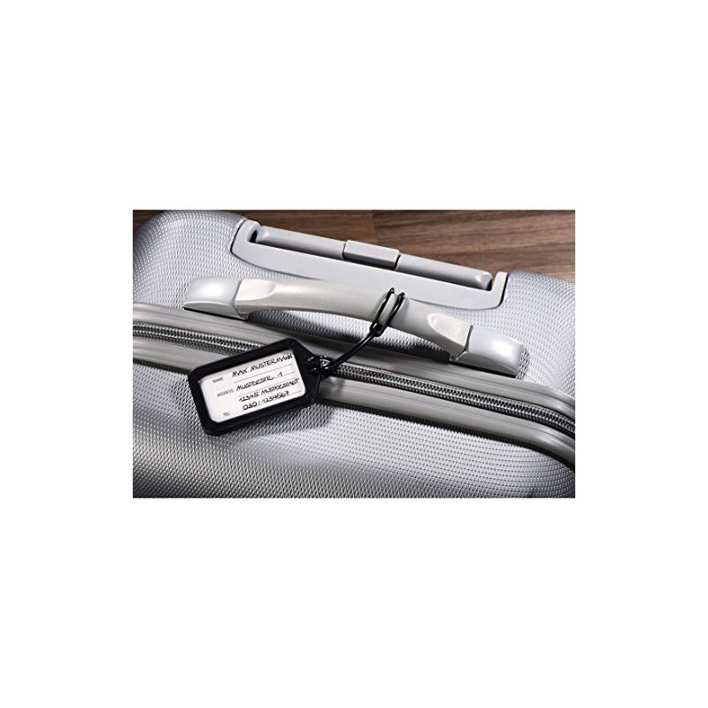 Hama Luggage Tag Set of 2 Black 00105322