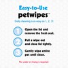 Petkin Mega Valu Pet Wipes, Pack of 125