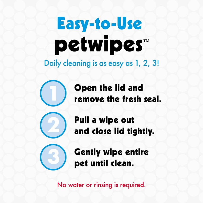 Petkin Mega Valu Pet Wipes, Pack of 125