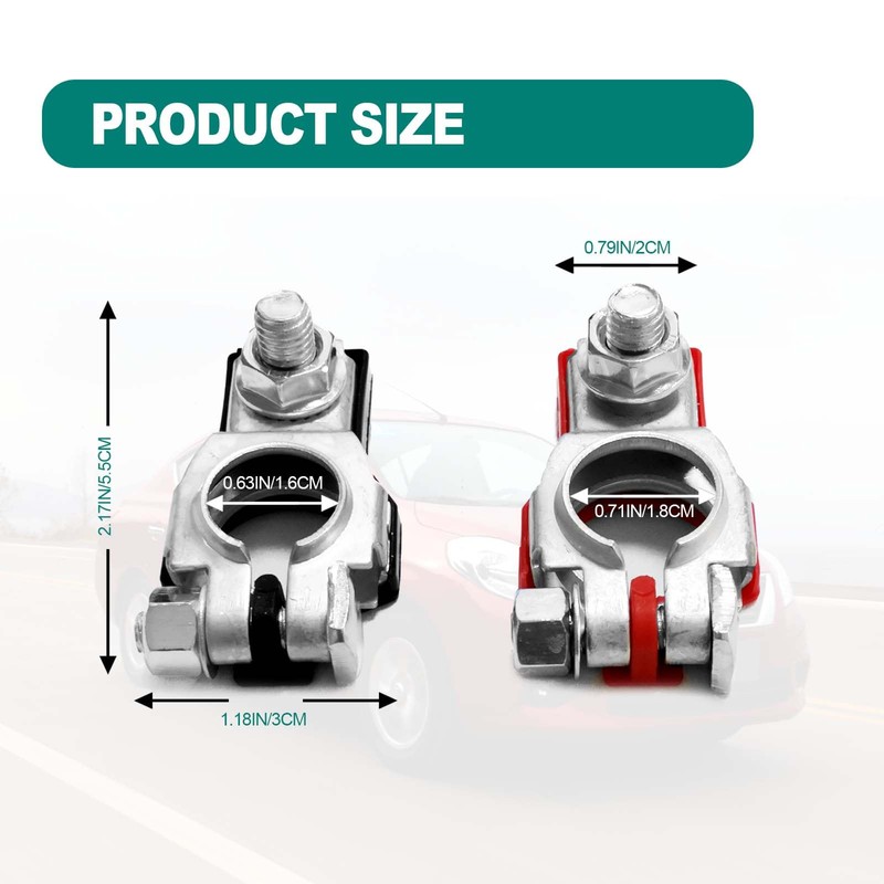 Battery Terminals for Nissan - Positive & Negative Auto Battery