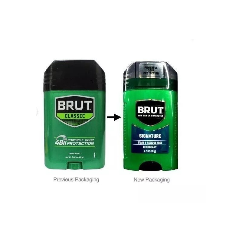 BRUT Antiperspirant & Deodorant SIGNATURE Scent SOLID 2.7oz ( 3