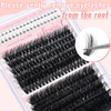 Yaiseiko Fluffy Eyelash Clusters with Bottom Lashes 14-25mm Volume Lash