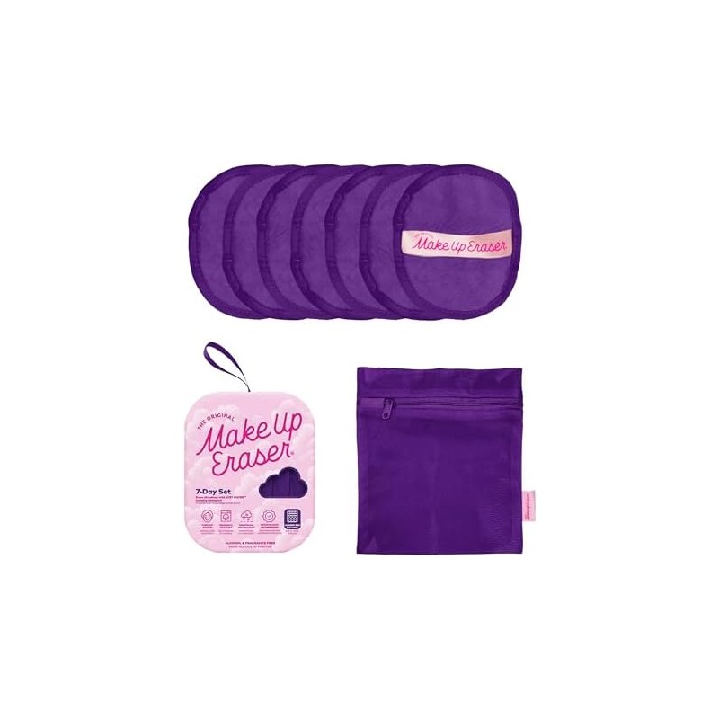 Makeup Eraser, 7-Day Set, Erase All Makeup with Just Water,
