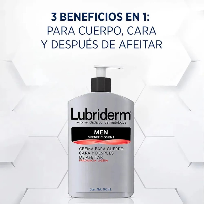 Crema Corporal Men 400 ml Lubriderm®
