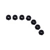 SBRRAIL M3 Hex Nuts Inserted Nylon Small Hardware Self Locking
