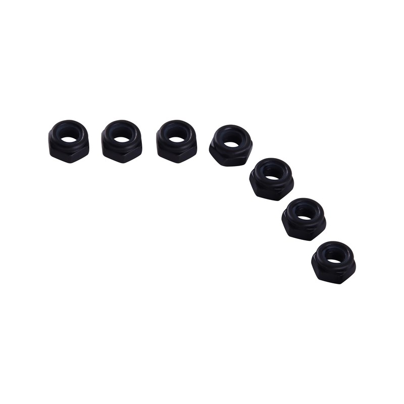 SBRRAIL M3 Hex Nuts Inserted Nylon Small Hardware Self Locking