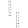 uxcell Adhesive Backed Tape Measure 100cm Vertical Read Measuring Tape