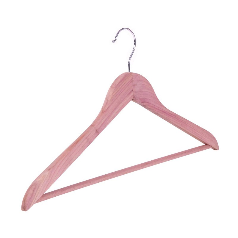 ELONG HOME American Red Cedar Hangers 20 Pack, Wooden Suit