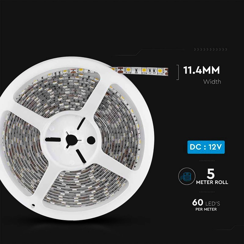 V-TAC Striscia Led da Esterno IP65 Impermeabile 12W - 5