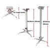 Henxlco Ceiling Projector Mount Bracket with Adjustable Height and Extendable