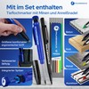 Falkenwald® 9-in-1 Carpenter's Square 180 mm with Writing Surface -