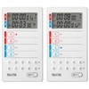 Tanita TD-427-WH Commercial Digital Timer, 100 Hour Meter, White, 3.5